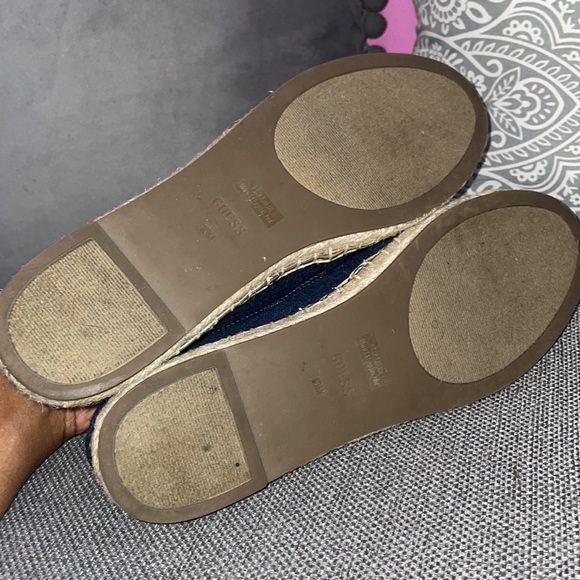 GUESS Dark Denim Roses Espadrille 🌹 - Picture 5 of 6